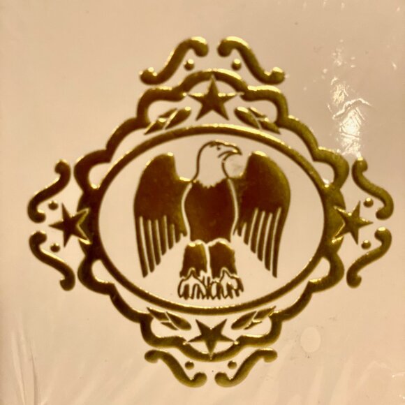 Sealed Embossed Bald Eagle Notecards | Vintage Stationery Set - Picture 4 of 4